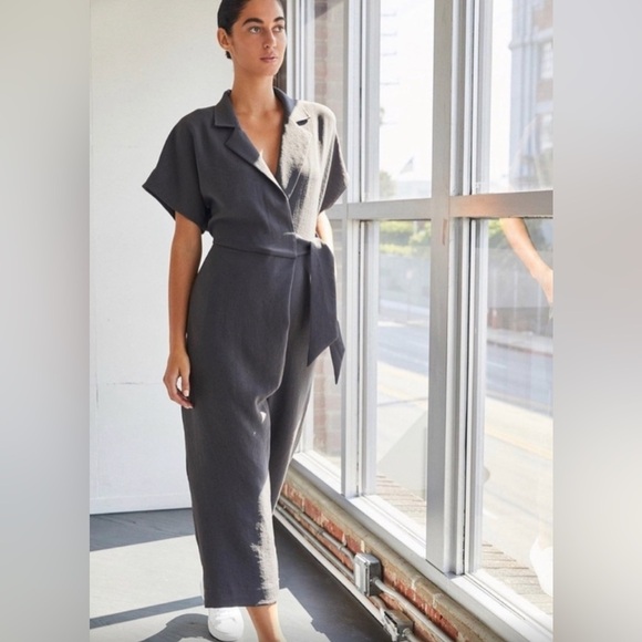 Brochu Walker shayla wide leg cropped jumpsuit nwot